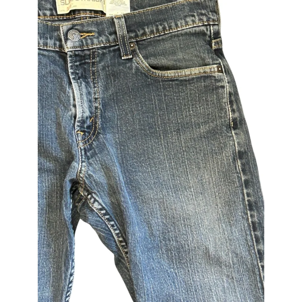 Levi’s 514 Jeans 30x30 Slim‎ Straight Fit Blue Denim Mens Pants Mid Rise Casual